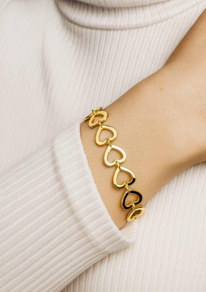 Pulsera Eslabón Corazón