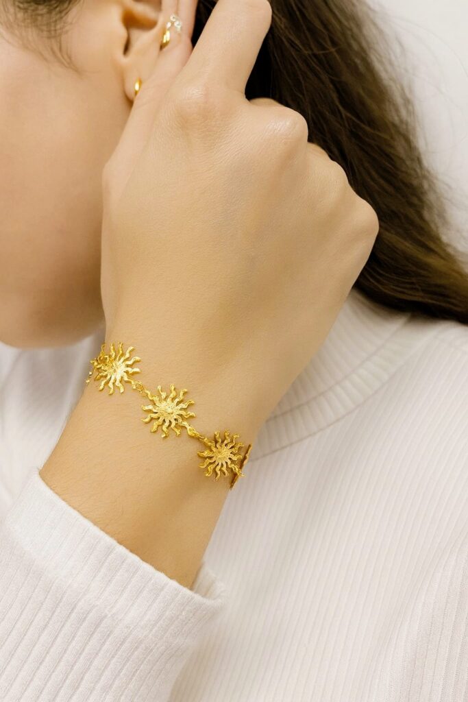 Pulsera Eslabón Sol