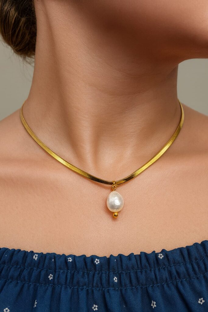 Collar Perla Natural