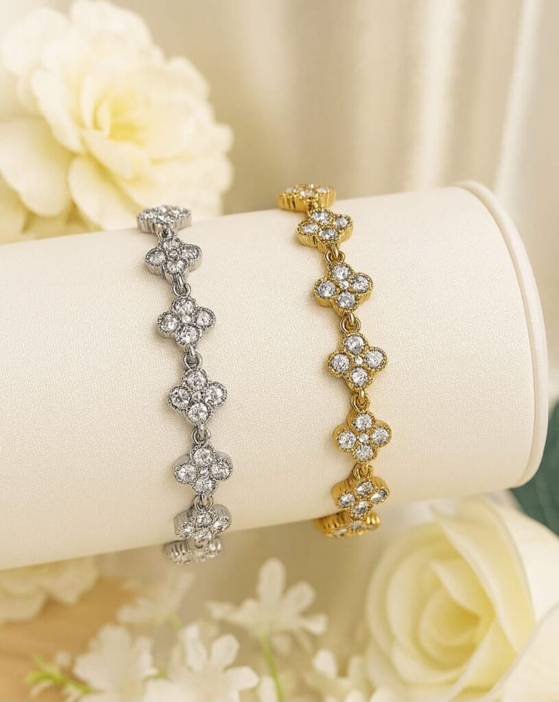 Pulsera Flor Circonita
