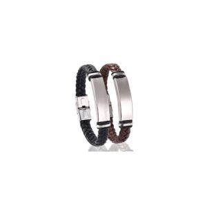 Pulsera negra personalizada